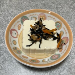 ひじきの煮物のせ豆腐✧˖°冷奴or温奴